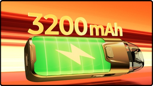 Une autonomie confortable de 3200mAh